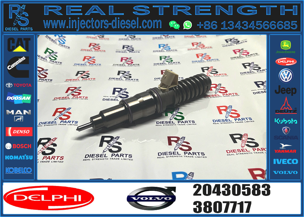 Fuel Injector 20430583 21582096 BEBE4C080 BEBE4C0000 For Volvo EC460 EC360B FH12 FM12 Excavator Injectors