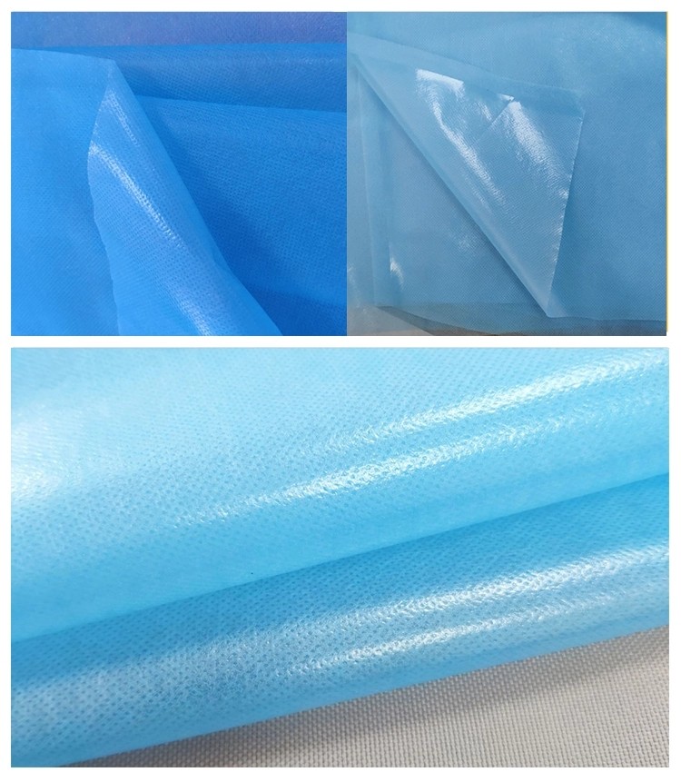 Antiviral Soft Waffle PP PE Non Woven Fabric 40gsm