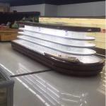 Fan Cooling Open Display Fridge Commercial Display Fridge Island Design