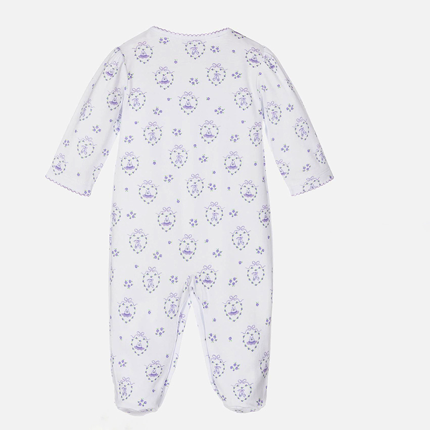 Newborn gift set organic cotton infant toddler rompers / hat / bib / blanket 4pcs baby clothing sets for 0-24m