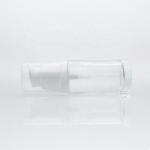 Round 35ml Liquid Foundation Bottles Clear Glass Pump Bottles