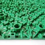 Sporty Red PP Tiles for Outdoor Volleyball Tennis Badminton and Basketball Court
