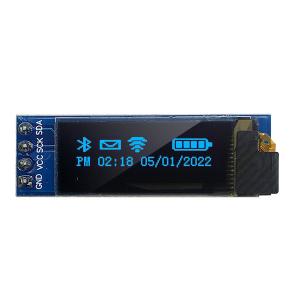 Quality 3V 5V 128x32 OLED Display Module 0.91 Inch 4 Pins With SSD1306 Driver IC wholesale
