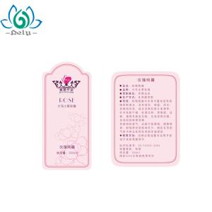 Quality Waterproof Glossy Sticker Paper , Cosmetic Private Label For Cosmetics Makeup wholesale
