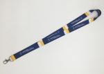 Dark blue stylish 20 mm Customized Sublimation Lanyards for exhibitions