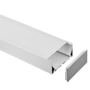 Quality Suspended Wide LED Profile Aluminum 76*35mm Waterproof Strip Light Channel wholesale