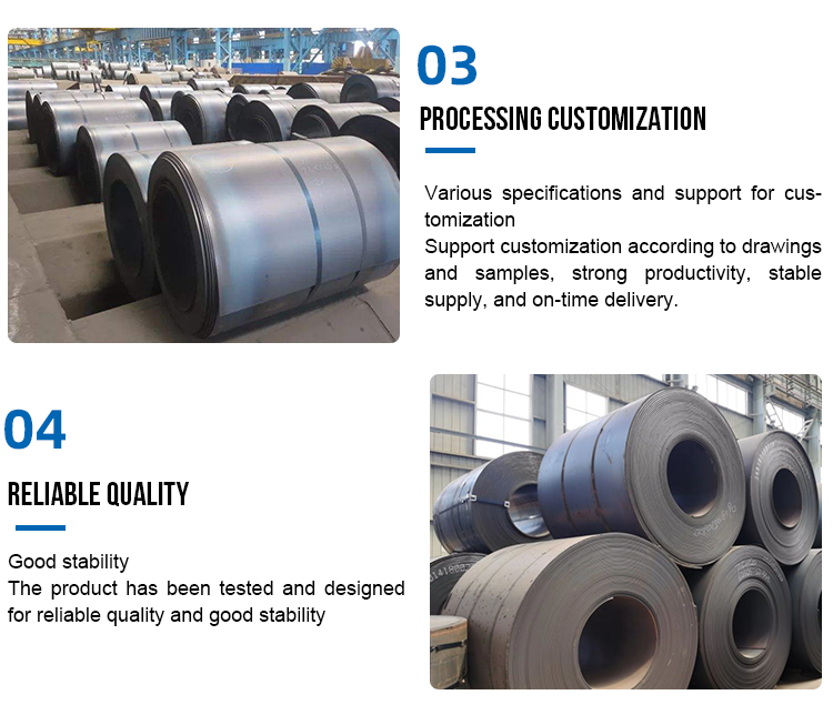0.2mm-3mm Thickness Metal Iron Steel Hot Rolled Coil Hrc S235jr S235 ASTMA36