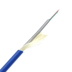 Quality Stainless Steel OM3 OM4 Armored Fiber 6 Core G652D PVC LSZH wholesale