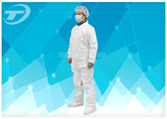 Disposable Protective Clothing Non - Woven Disposable Coveralls With Hood