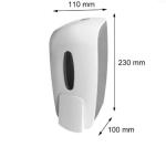 2kg 350ml Hand Press Soap Wall Mounted Hand Sanitizer Dispenser ABS Plastic