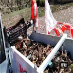 Width 2m Seaweed Cutting Machine Reed Harvester water cleaning