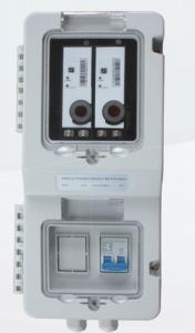 China 2 Position Wall Mounted Electric Meter Box / External Electricity Meter Box on sale