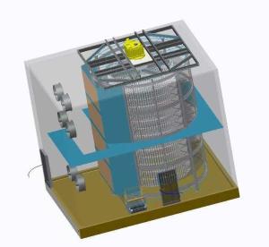 Quality 750KG/H 1200KG/H Spiral Belt Freezer wholesale