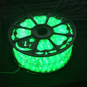 Quality Newest Christmas Green red 50M roll decorative LED rope lighting CE ROHS ETL listed factory distributor wholesale price wholesale