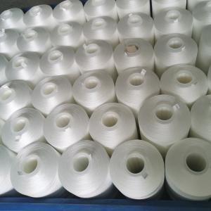 Quality 108D/2 Polyester Embroidery Thread Raw White / Dyed Colors Abrasion Resistance wholesale