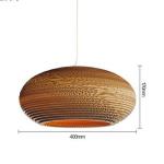 CountrySide ribbon cotton pendant light For Kitchen Bedroom Coffee Shop Lighting