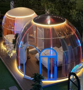Quality Polycarbonate dome tent Transparent Bubble House Prefab Dome House for outdoor wholesale