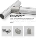 Quality Certified Fastener Karakuri Pipe Rack D28 Aluminum Tube Profile
