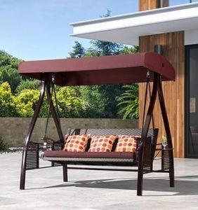Quality Hammock 3 Seater Garden Swing Customized Three Seater Swing Seat wholesale