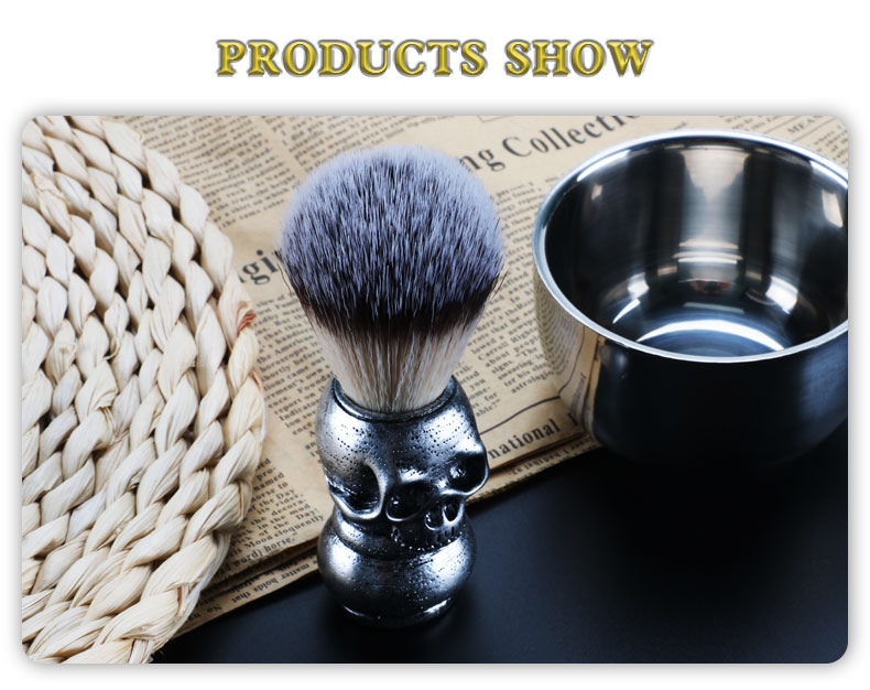 Light Weight Custom Logo Beard Brush Set For Luxurious Shaving Experience