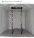 18 Zones Non Contact Walk Through Temperature Scanner For School Mall Hotel