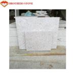 Anti Slip Polished Granite Stone White Pearl 30x60 With 204.8MPa Compressive