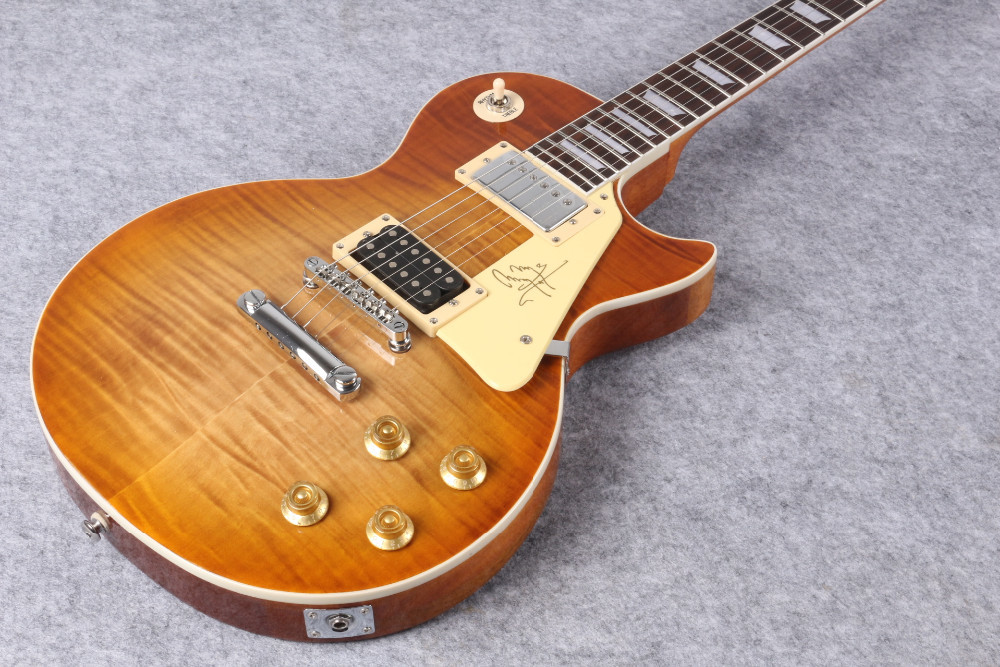 Jimmy Page Number Two VOS Electric Guitar, Standard LP guitar, Flamed Maple,guitarra,Musical Instruments,Free shipping