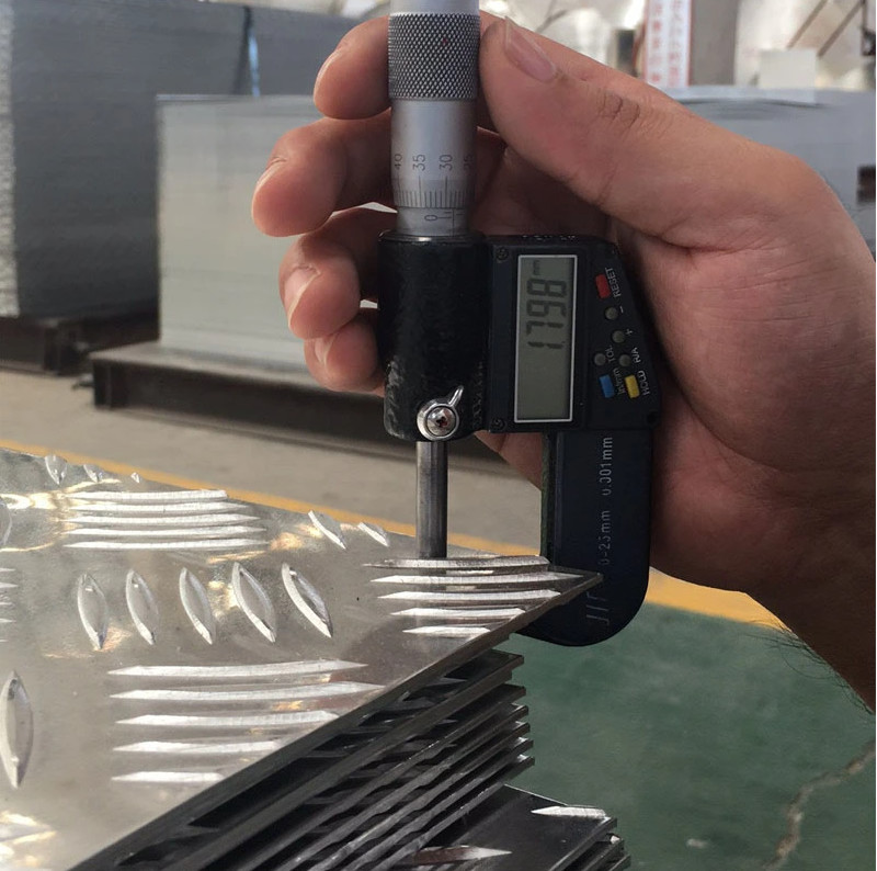 5052 5 Bar Ribbed Aluminium Tread Plate