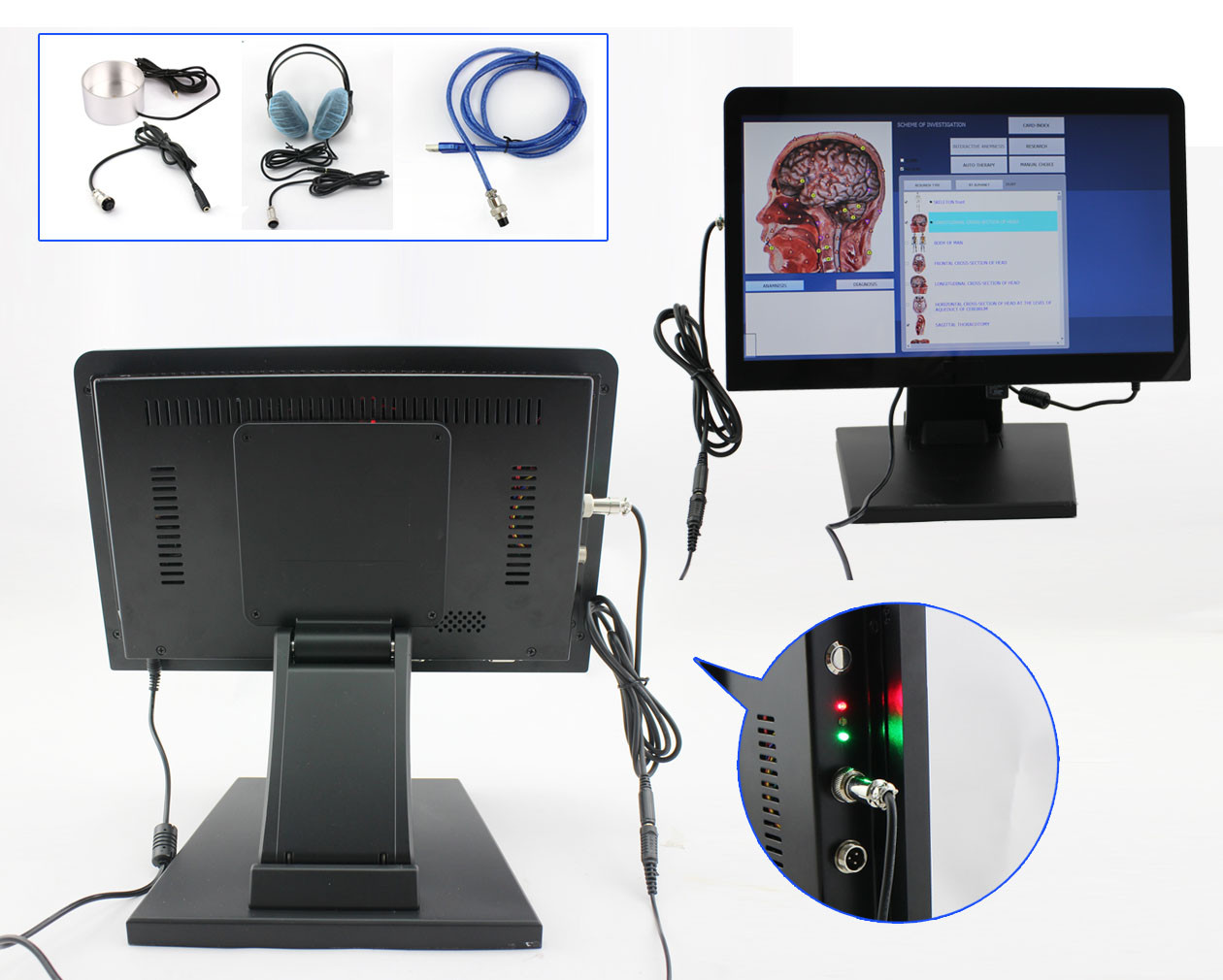 14" 8D NLS Touch Screen Health Analyzer Machine Full Body Health Diagnostic Machine