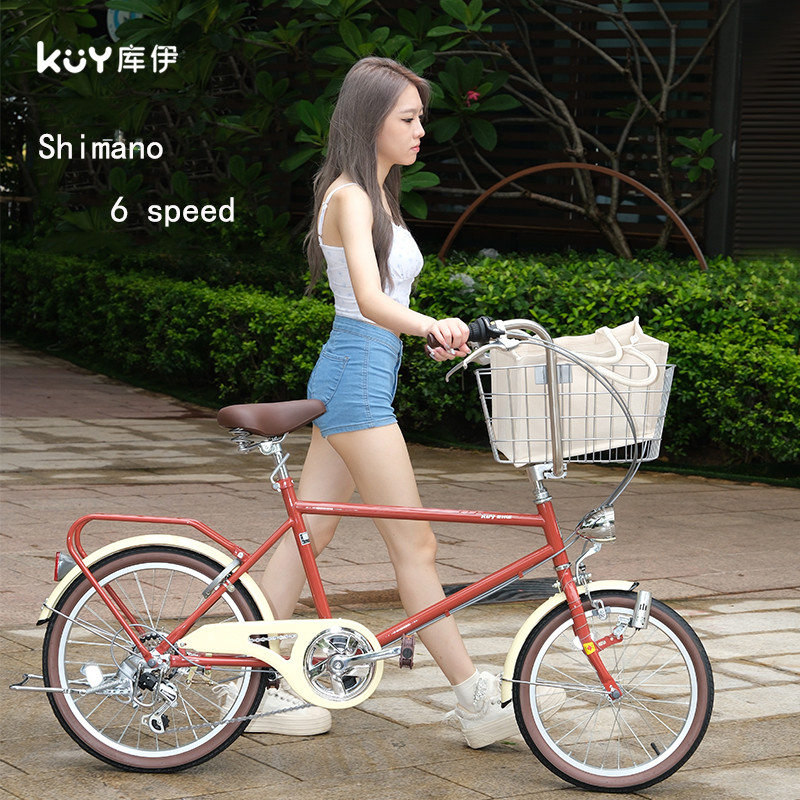 20 Inch Variable Speed Steel City Commuter Bikes Shimano Women'S Bike