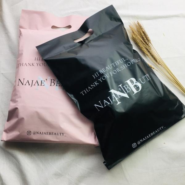 Cheap Matte Black Poly Mailing Packaging Bags For Garment Package for sale