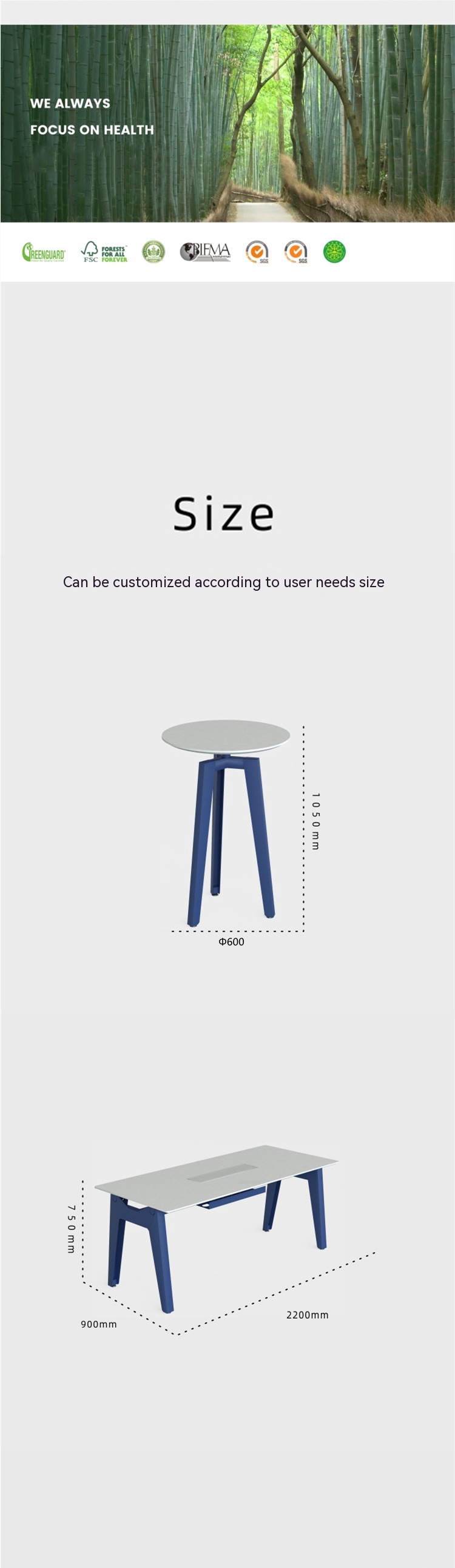 Mail Packing Modern Office Furniture for Executive Conference Table in Training Group