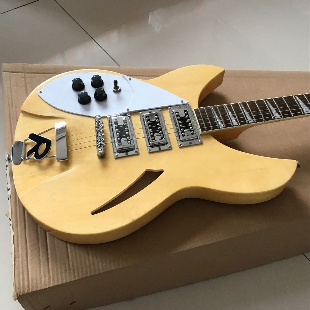 New Arrival rickenback 360 electric guitar Ricken 325 left-hand 3 pickups guitarra. Rick custom gitaar