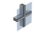 Energy Conservation Unitized Curtain Wall , Metal Curtain Wall For Architectural