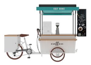Quality Commercial Catering Mobile Coffee Vending Cart With Large Free Space wholesale