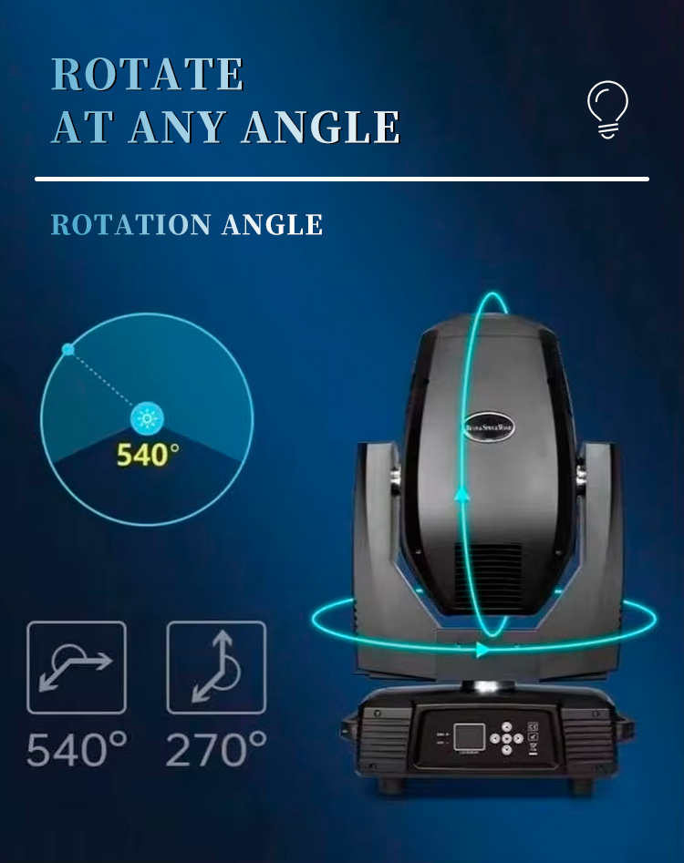 AC 100-240V Input Voltage Outdoor Sky Beam Light With 50000Hr Working Lifetime