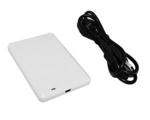 Quality White Printable Desktop Usb Uhf Rfid Reader Rfid Tag Reader IC USB Reader Writer For Location Management wholesale