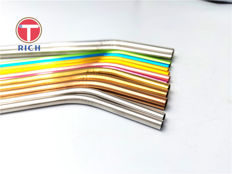Stainless steel metal drinking straw