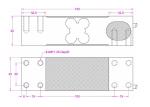 High accuracy weighing load cell off center weight measurement transducer