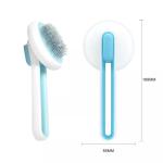 Beauty Pet Grooming Tool Self Cleaning Deshedding Needle Brush Remove Floating