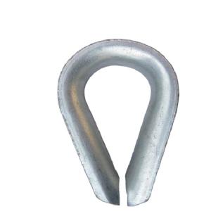 Quality Galvanized Wire Rope Thimble Carbon Steel Light Duty Thimble US Type ISO9001 wholesale