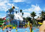 Big Steel Aquatic Play Structures Water House For Amusement Park