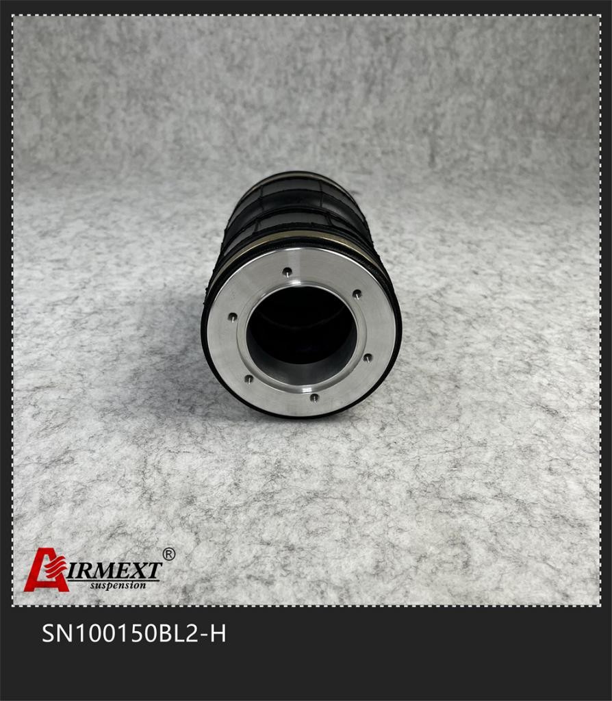 SN100150BL2-H Black Air Suspension Spring Double Convoluted Airbag Shock Absorber