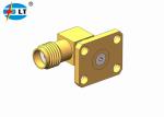 50Ohm 4 Holes SMA RF Connector Female Jack SMA Flange Mount Connector