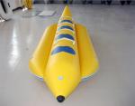 0.9mm PVC Inflatable Banana Boat Four Person Inflatable Boat For Lake