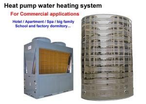 Quality 220V / 380V Commercial Heat Pump Water Heater Lower Energy Consumption wholesale