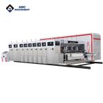Corrugated Cardboard Box Flexo Printer Slotter Die Cutter PLC Control CE