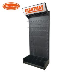 Quality Portable Hardwood Flooring Racks Pegboard Hook Display Stand Floor Rack wholesale