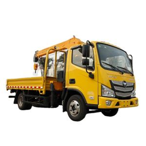 Quality Hot Sale 4t mobile boom lift knuckle boom truck mounted with crane wholesale