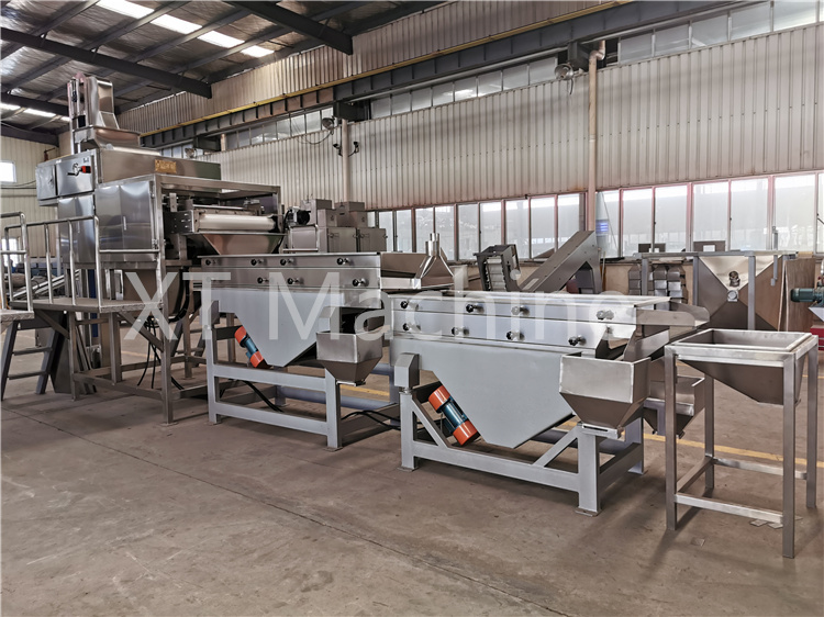 Peanut Granule Hazelnut Cutting Machine 500kg/Hr 7.5kw 380v 220V